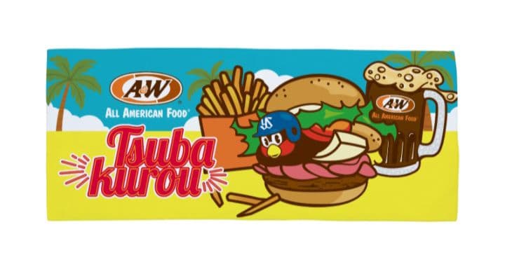 【2026】A&Wつば九郎コラボ Tシャツ & タオル & ショップバッグセット