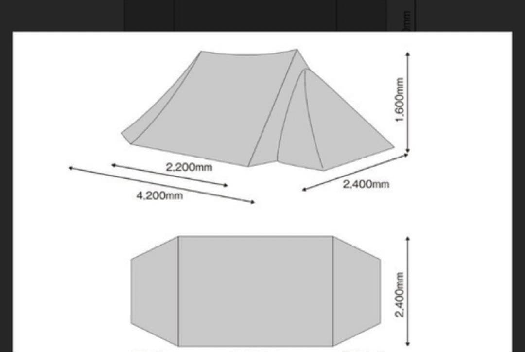 Two Peak Cabin キャンプテント