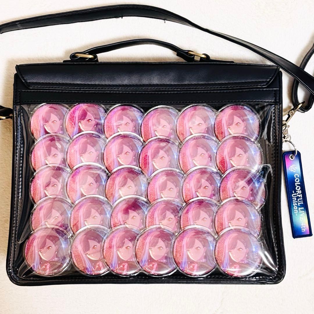 プロセカ 白石杏 グリッター缶バッジ 30個 痛バッグ