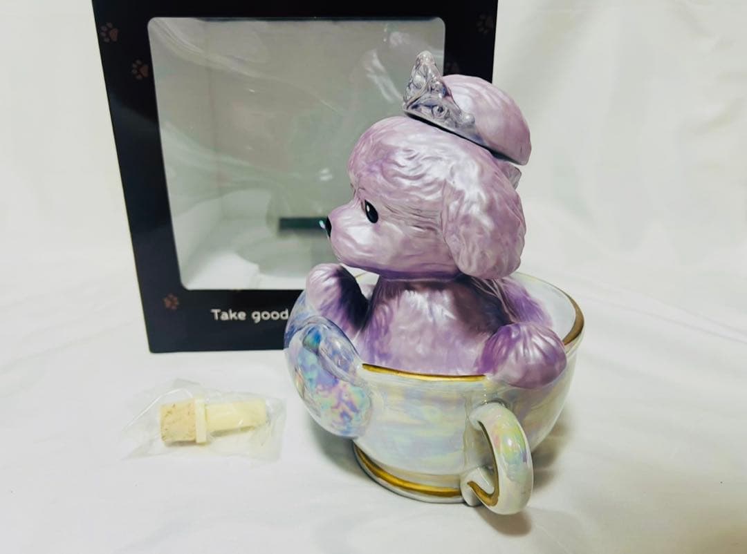 ティーカップ　プードル　デキャンタ　ローズ　ポアラー・箱付　未開封