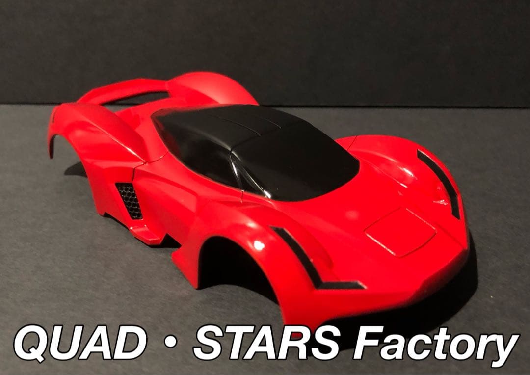 【ミニ四駆・塗装済みボディ】マッドレイザー／ラ・フェラーリ【オーダー塗装承り中】