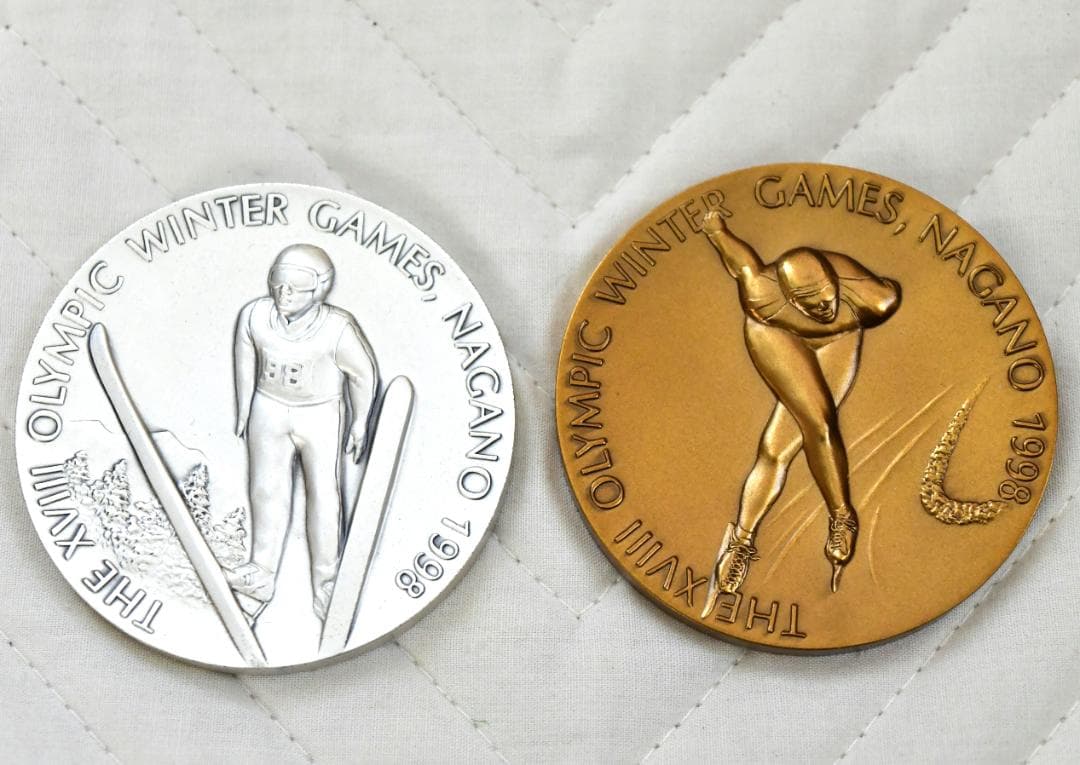 長野オリンピック 1998 公式記念メダル　銀・銅メダルセット