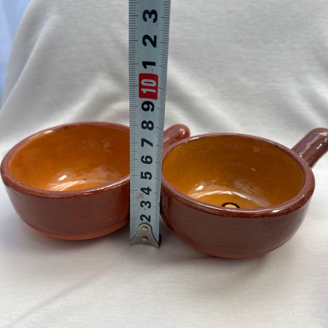 エッグベーカー　湯町窯　2個　民藝　スリップウェア