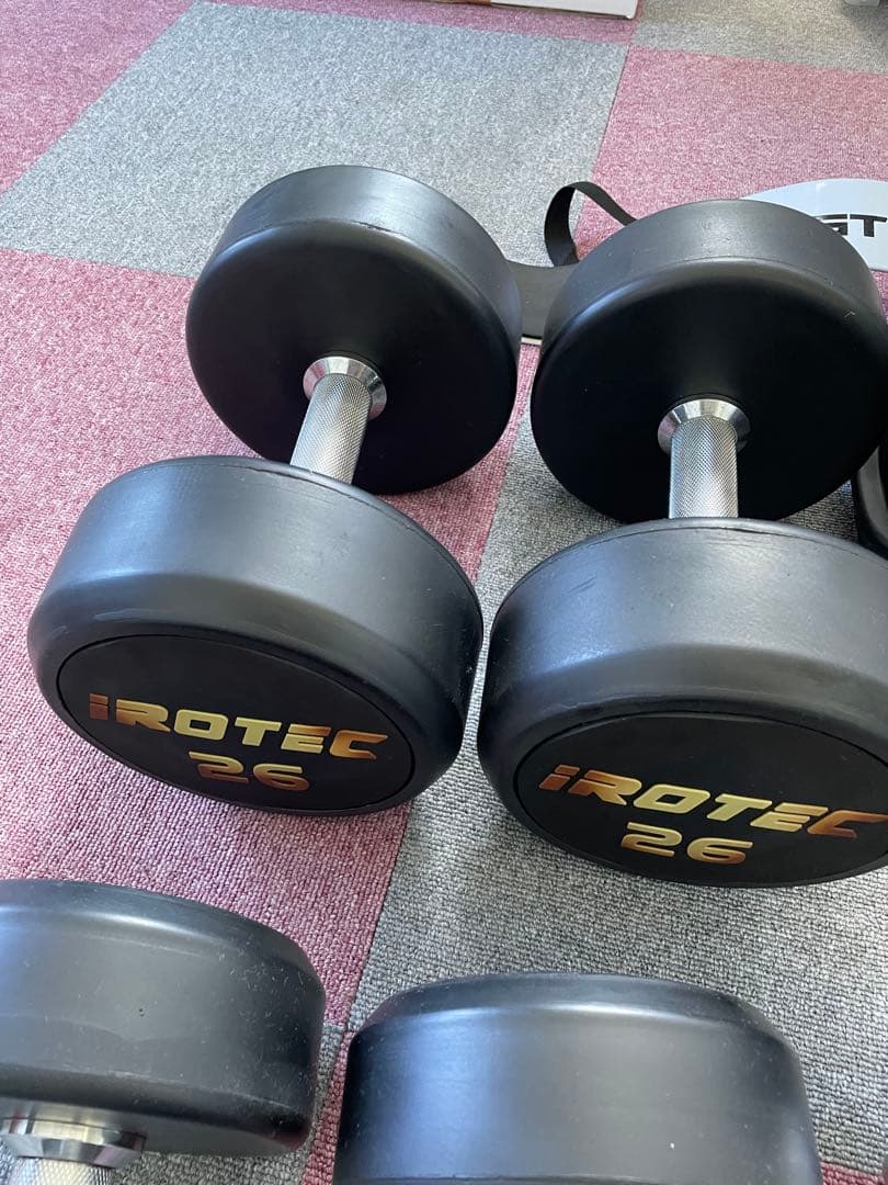 iROTEC 26kg ラバーダンベル①