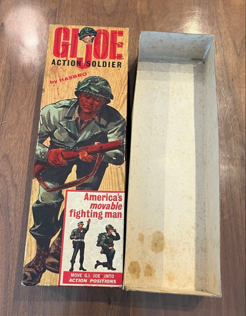 ビンテージ　GIジョー　アクションソルジャー　箱あり　損傷あり