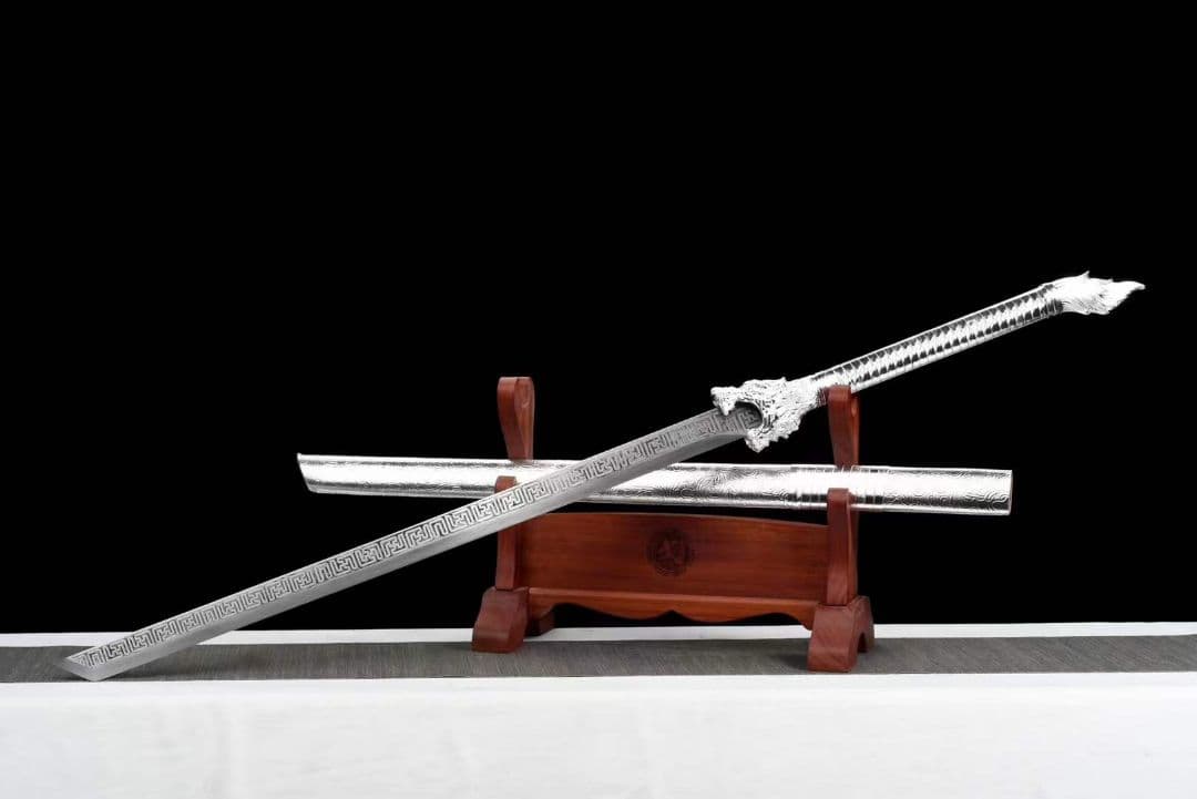 『唐横刀―蒼狼嘯月』古兵器 武具　刀装具　日本刀　模造刀 居合刀