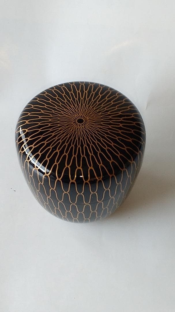 Gojyo初瀬川柳庵 作 出世 アミ棗即中斎好宗匠在判箱書花押共箱共布新品