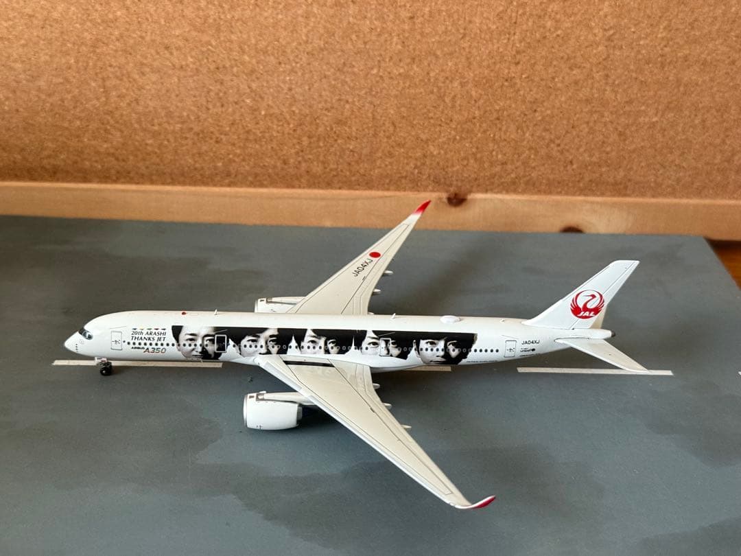 レア1/400 Aviation JAL6代目嵐ジェットA350-900