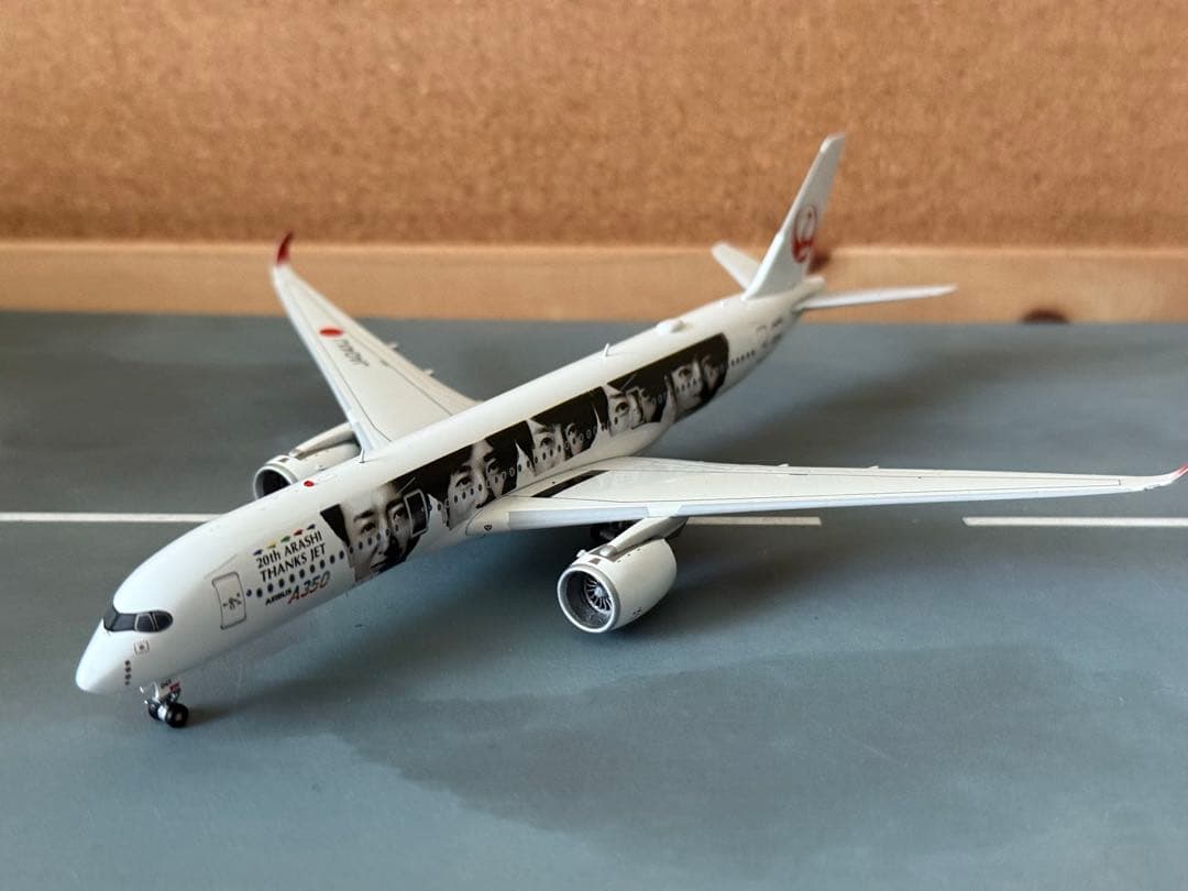レア1/400 Aviation JAL6代目嵐ジェットA350-900
