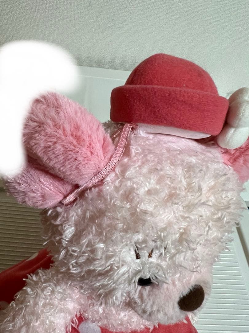 カドリーベアーの特大ぬいぐる、Mサイズ、ピンク