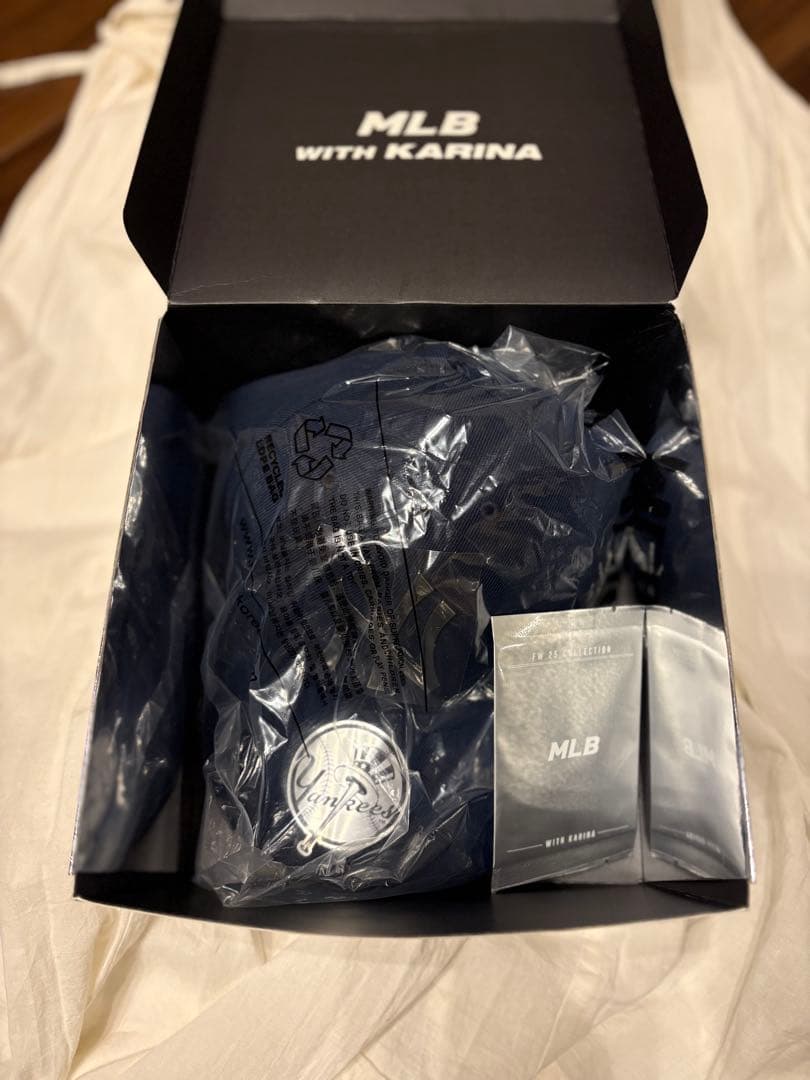 aespa カリナ KARINA MLB ボールキャップ 57 フォトカード付
