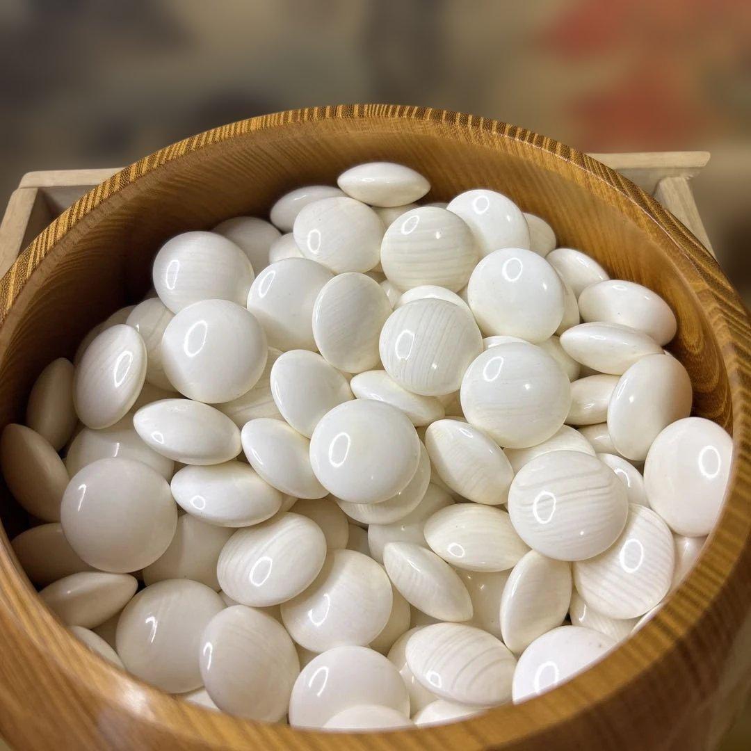 希少 蛤碁石 那智石 35号 桐箱付き