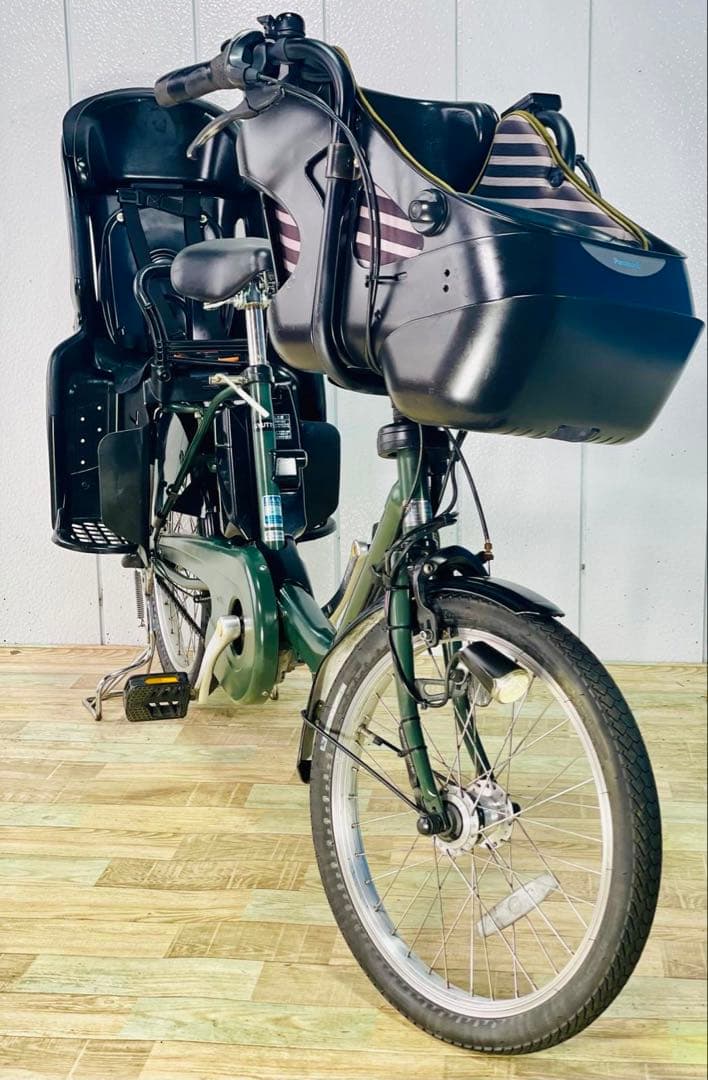 2955パナソニック13.2アンペア　3人乗り対応子供乗せ　電動アシスト自転車