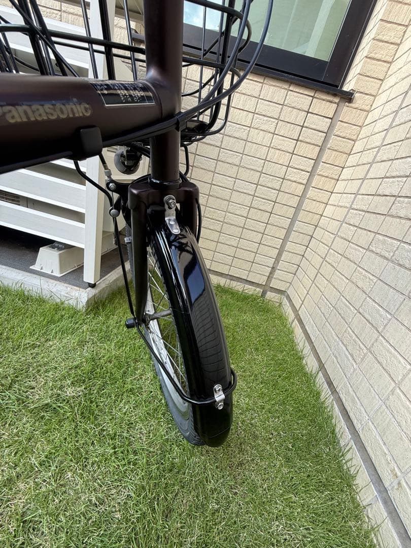 手渡し希望❗️パナソニック　電動アシスト自転車　グリッター　リヤカゴ　オプション付