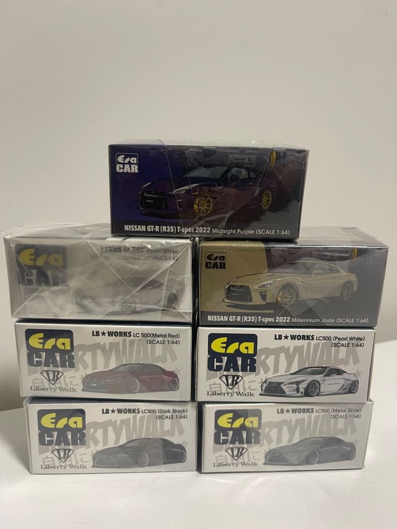 Era Car NISSAN GT-R ／LBWorks LC500 ミニカー