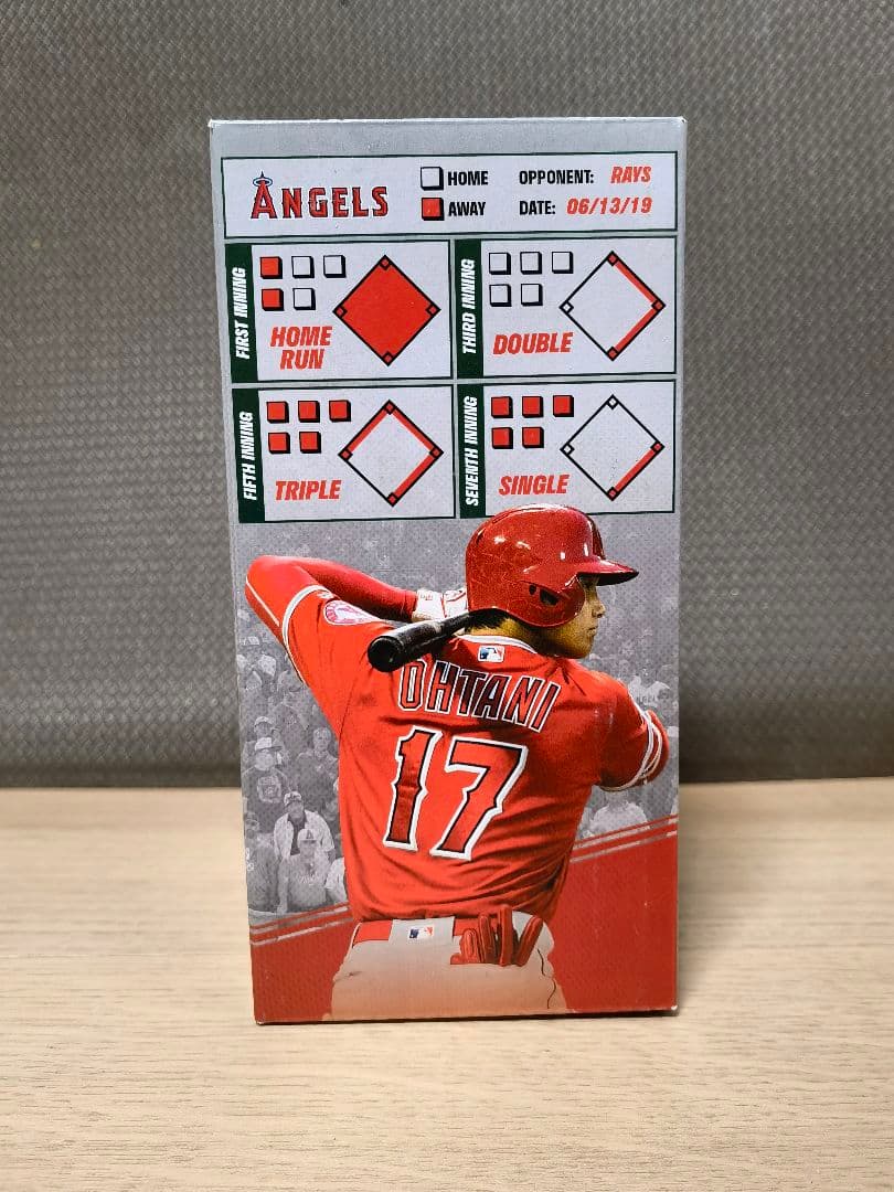 【新品未使用】大谷翔平 ボブルヘッド サイクルヒット達成　記念 ①