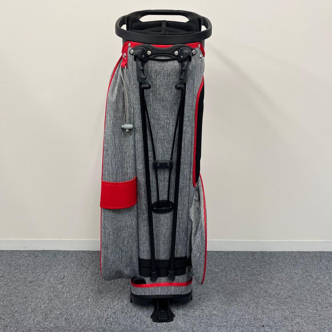 【未使用】FILA フィラ ゴルフ スタンド キャディバッグ 8.5型 レッド