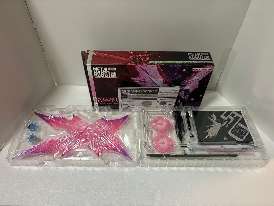L ROBOT魂デスティニーガンダムSPECⅡ&ゼウスシルエット&光の翼
