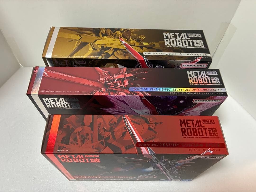L ROBOT魂デスティニーガンダムSPECⅡ&ゼウスシルエット&光の翼
