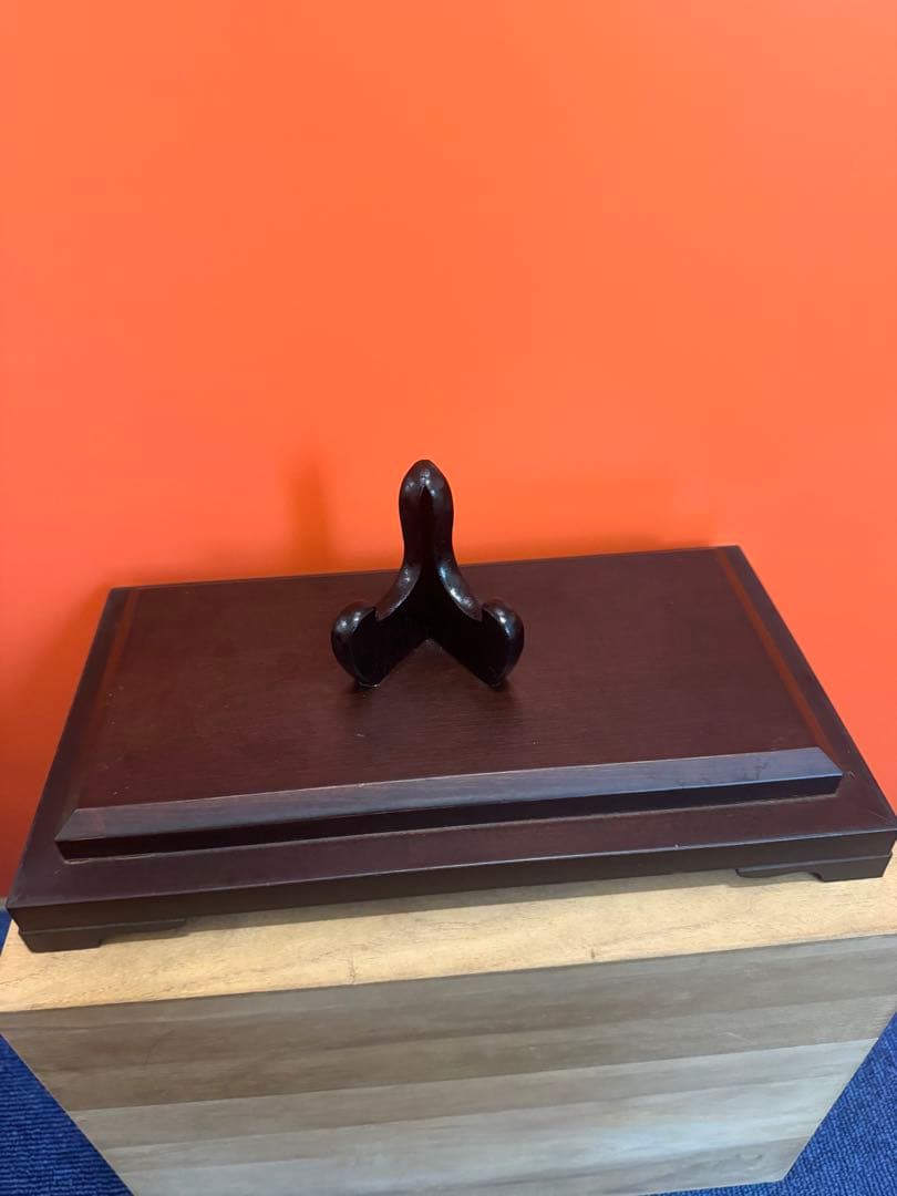 1643   純銀 光則作 ★ 松竹梅 扇 ガラスケース入り 置物 飾物 飾り物