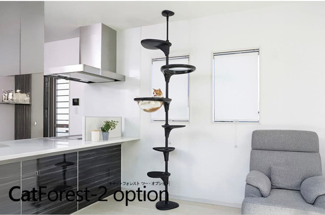 OPPO オッポ キャットフォレストオプション　クリアボウル　ブラック