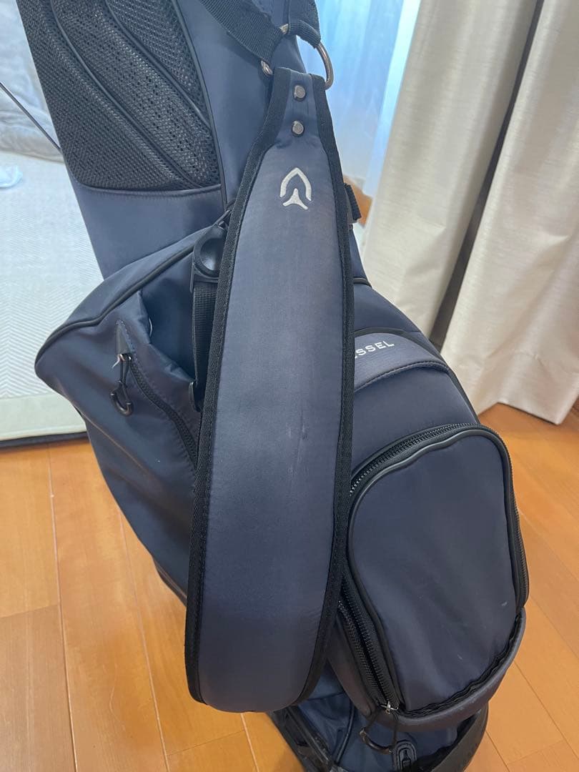 VESSEL ベゼル スタンド式 キャディバッグ 7.5型　ネイビー