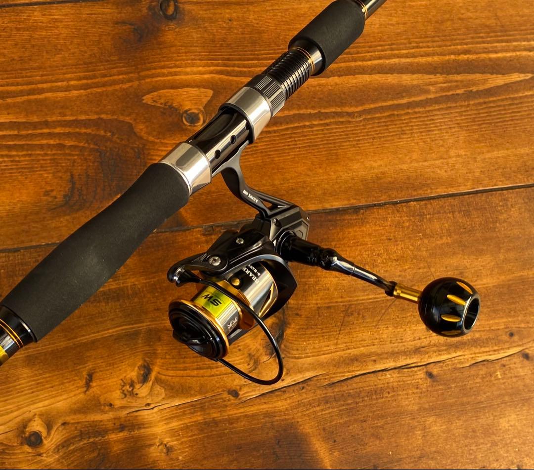 ジギングセット　船釣り　3P パックロッド　スロージギング　ブラック　7ft