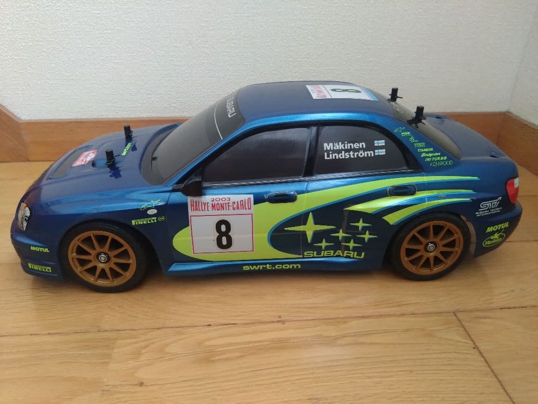 値下げ!　タミヤ　TT02　シャーシ　インプレッサ　WRC　ボディ　メカ　セット