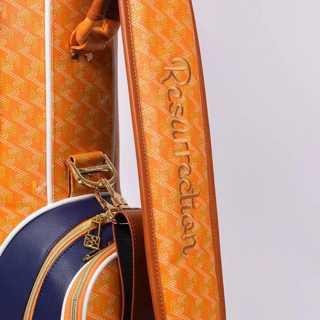 RALLINA キャディバッグ (イエローネイビー)