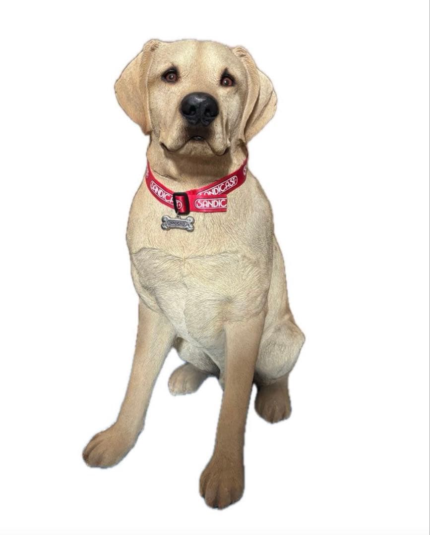 サンディキャスト　ラブラドールレトリバー　犬　置物　オブジェ　リアルドッグ