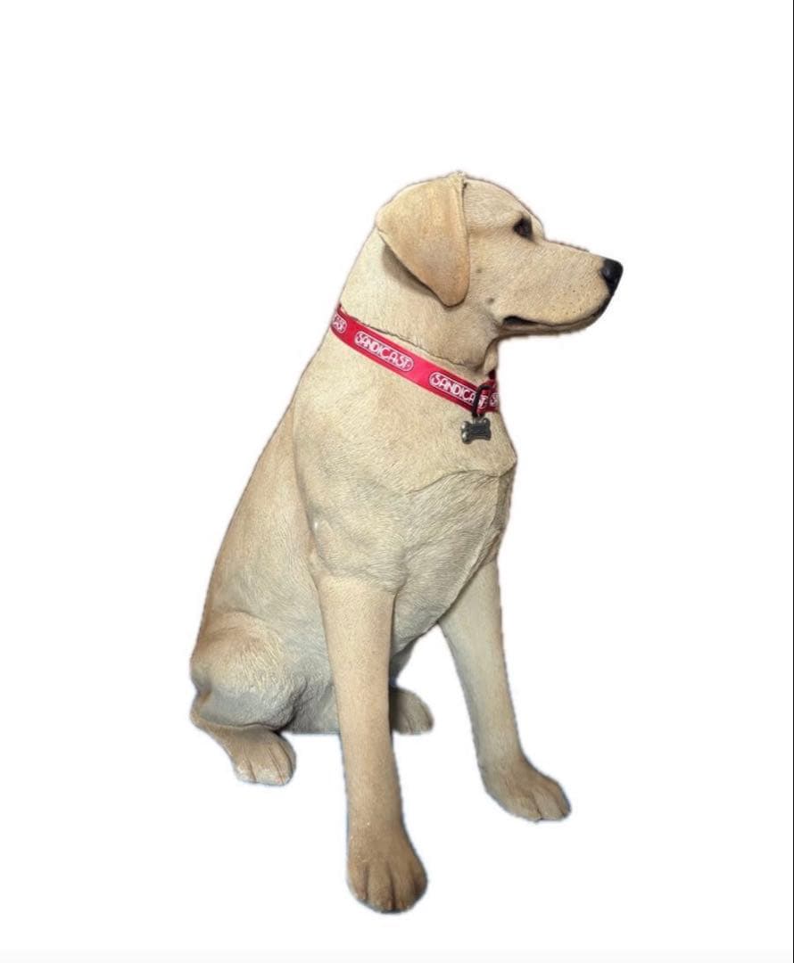 サンディキャスト　ラブラドールレトリバー　犬　置物　オブジェ　リアルドッグ