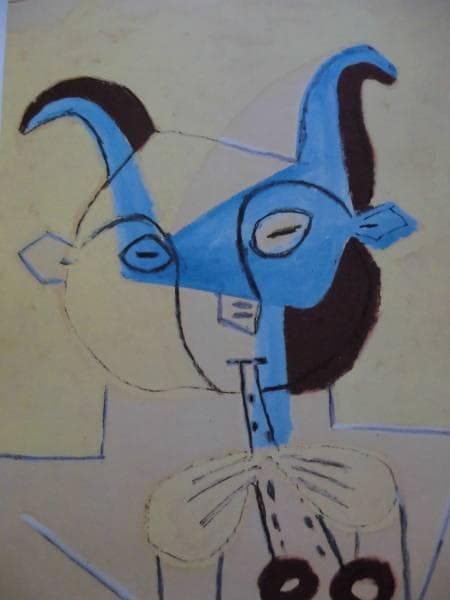 Picasso、DIAULE、希少画集画、新品額装付