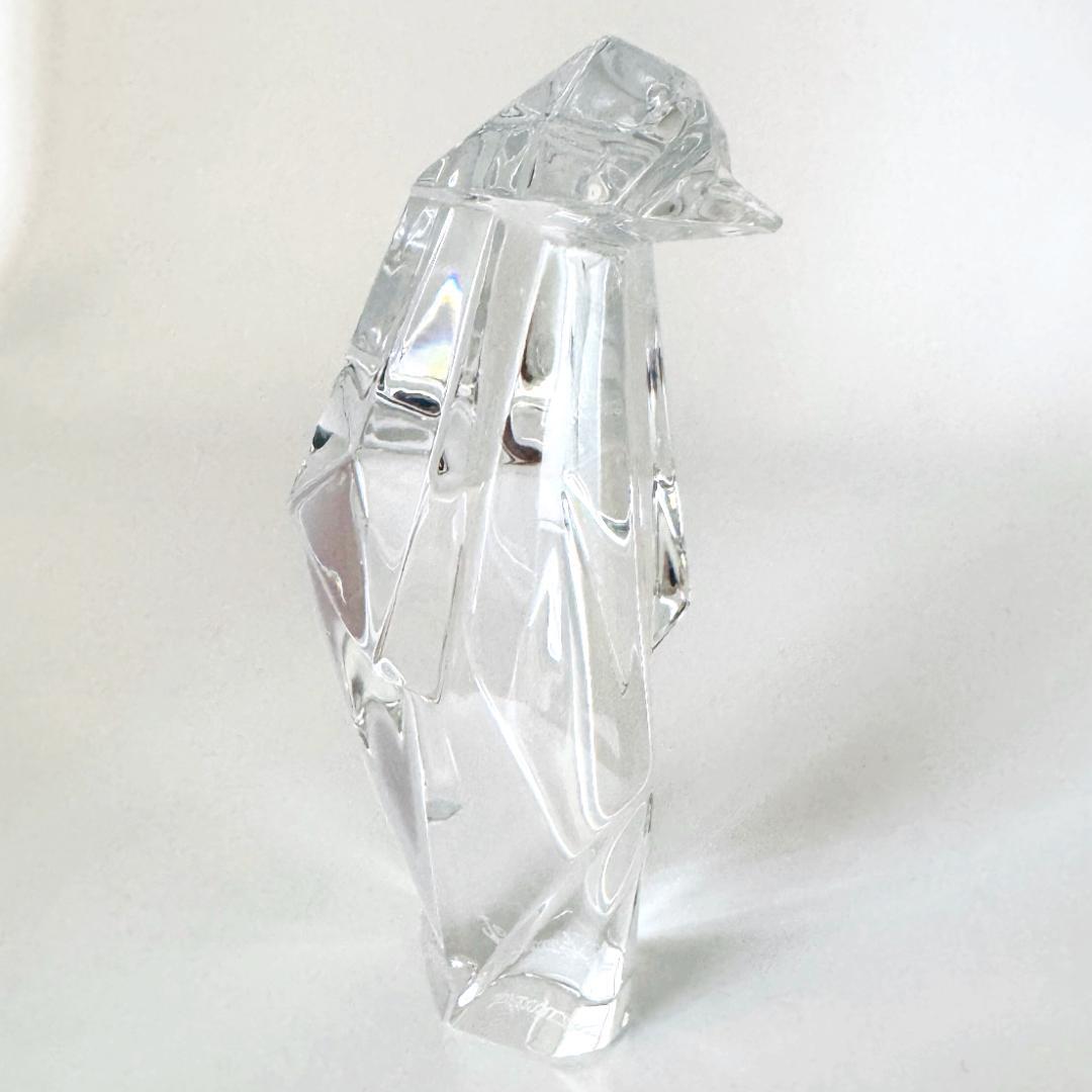 【バカラ】動物 ペンギン 置物 インテリア★美品★幸運　ケース付き