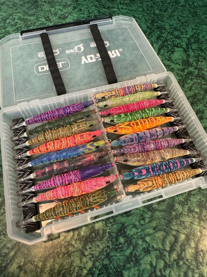 デュエルEZ-Qキャスト パタパタ喰わせ 3.5号19本セットパタパタケース付き