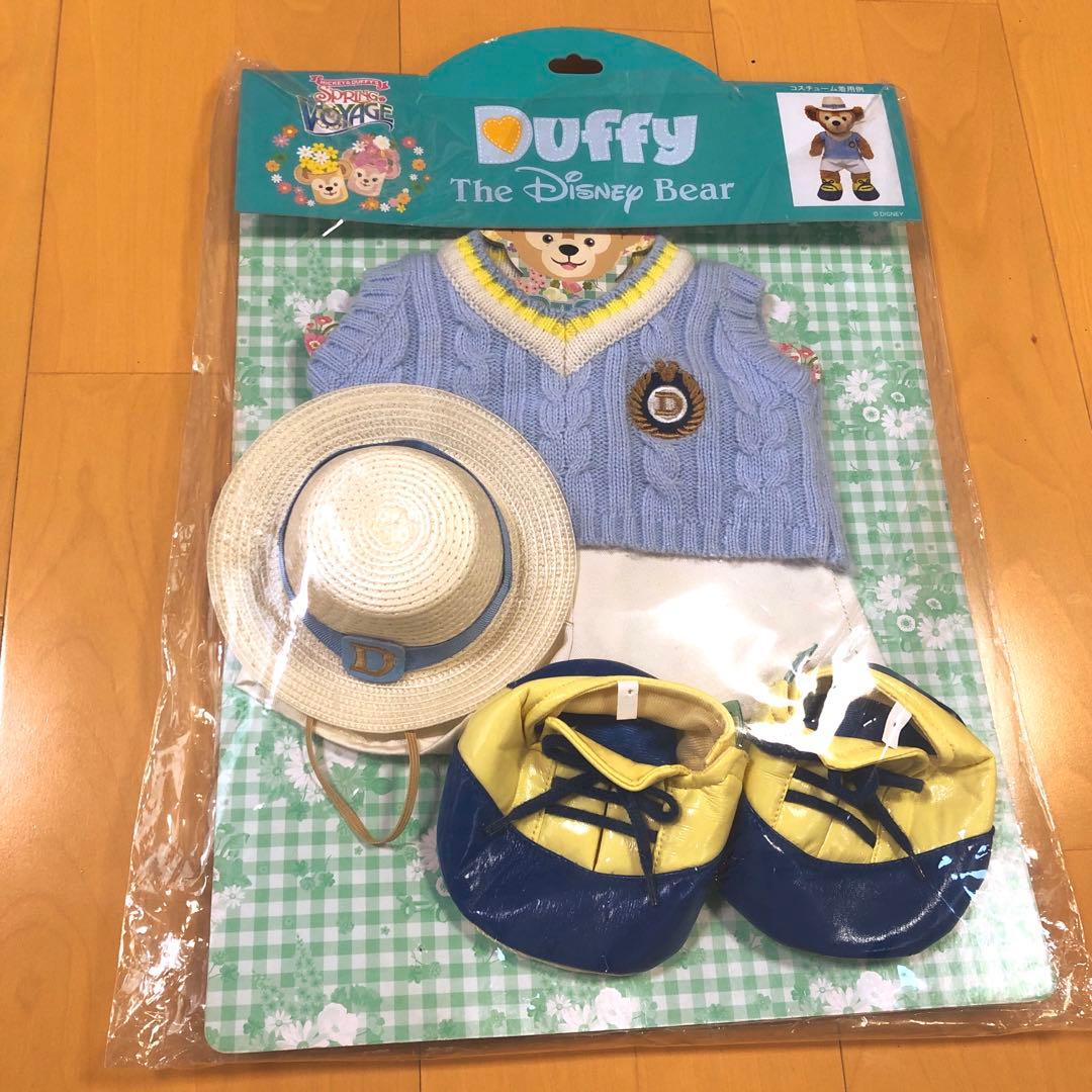 ★ダッフィー★かわいお顔チャイナ　ダッフィー ぬいぐるみ　コスチューム4点セット