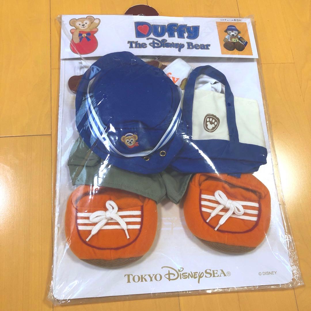 ★ダッフィー★かわいお顔チャイナ　ダッフィー ぬいぐるみ　コスチューム4点セット
