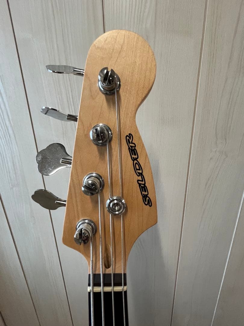 SELDERエレキベース セルダーJBタイプ サンバースト アンプ・シールド付き