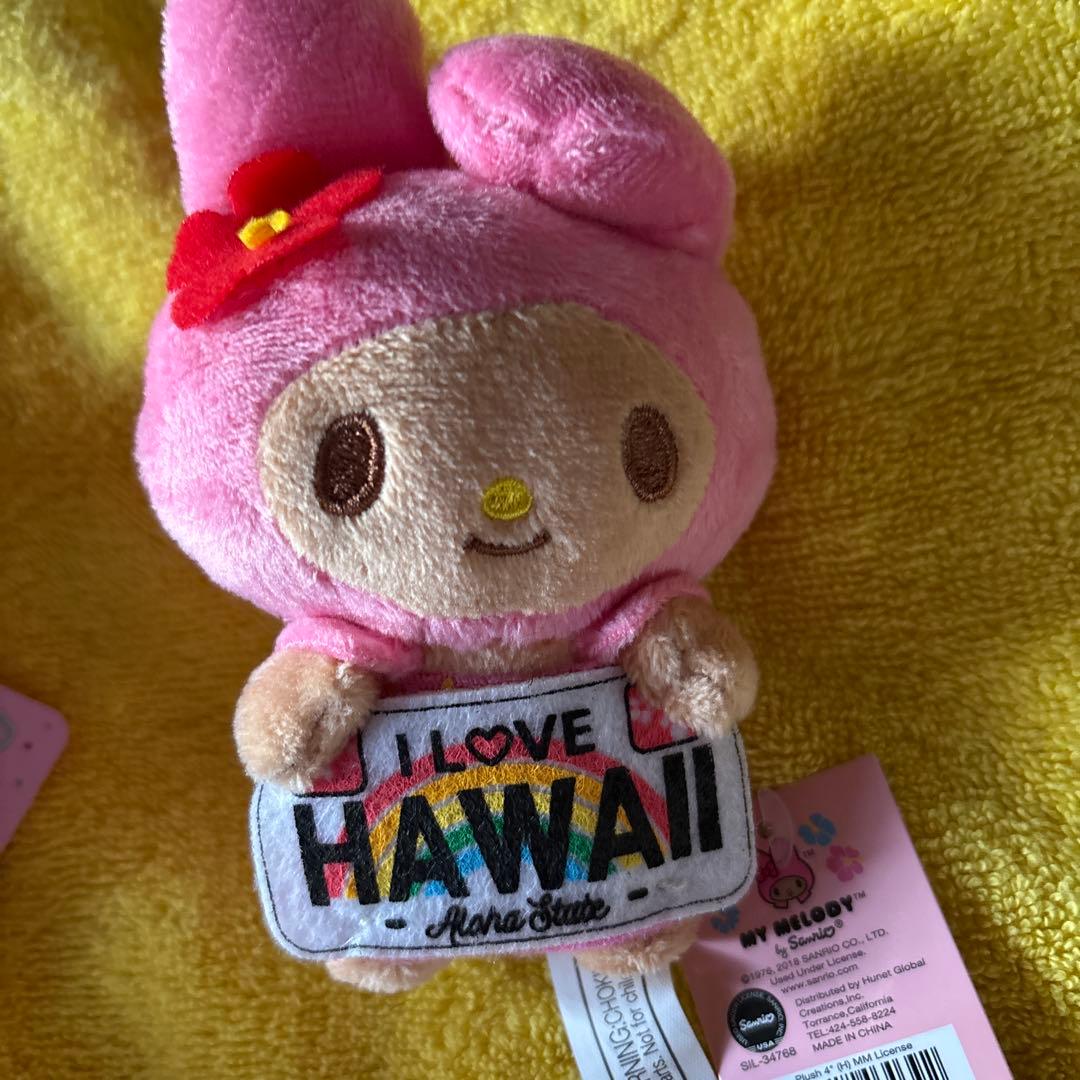 【新品タグ付】ハワイ限定　日焼けキティ マイメロ クロミABCストア