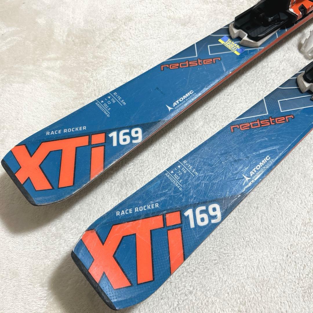 Atomic redster 169cm スキー板 バインディング 2点セット