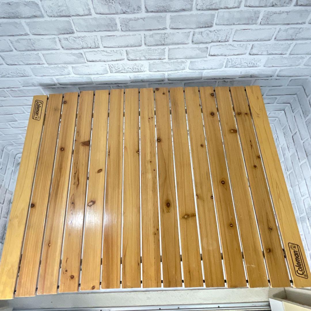 Coleman コールマン ナチュラルウッドロールテーブル 90