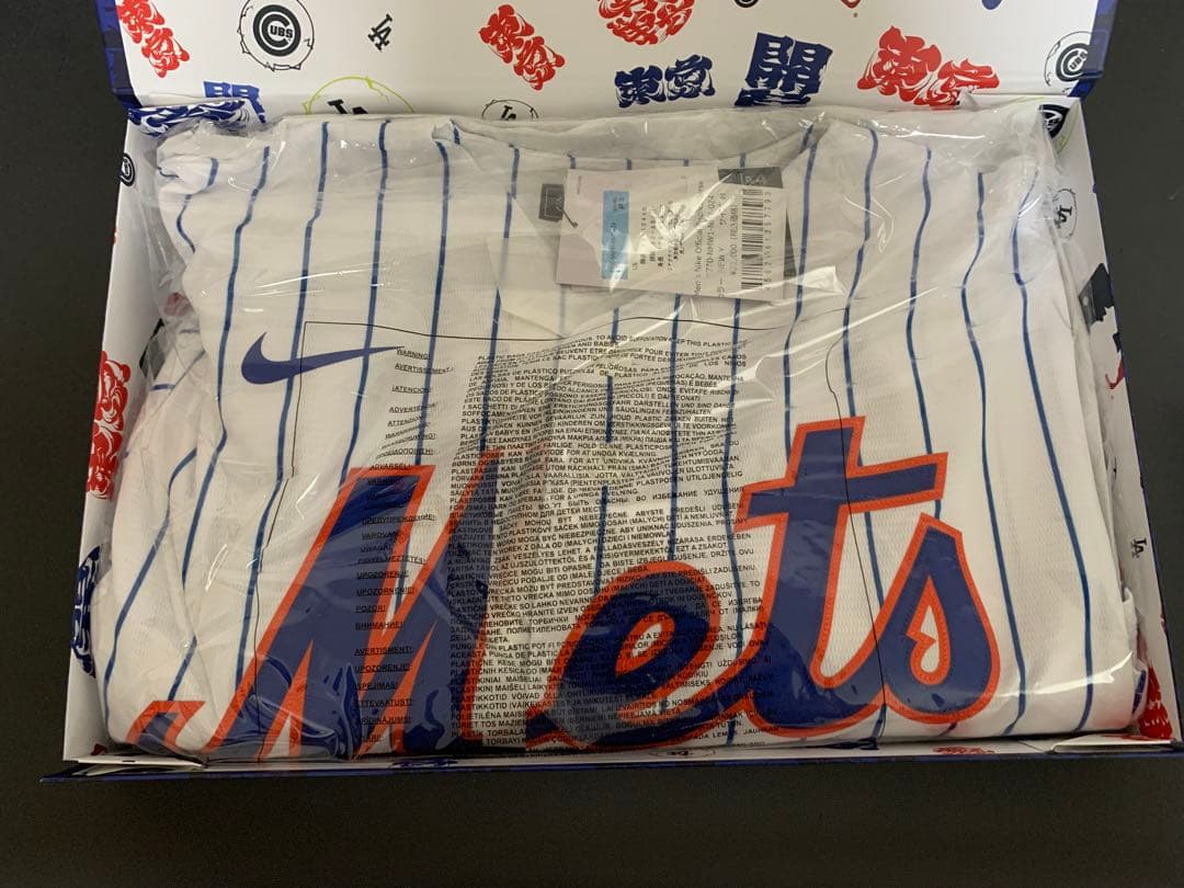 千賀晃大　ニューヨークメッツ　ナイキ　MLB レプリカユニフォーム　おまけ付❗️M