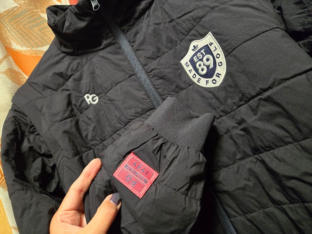 極美品 パーリーゲイツ高機能　PERTEX 中綿　リバーシブル 　4way 4