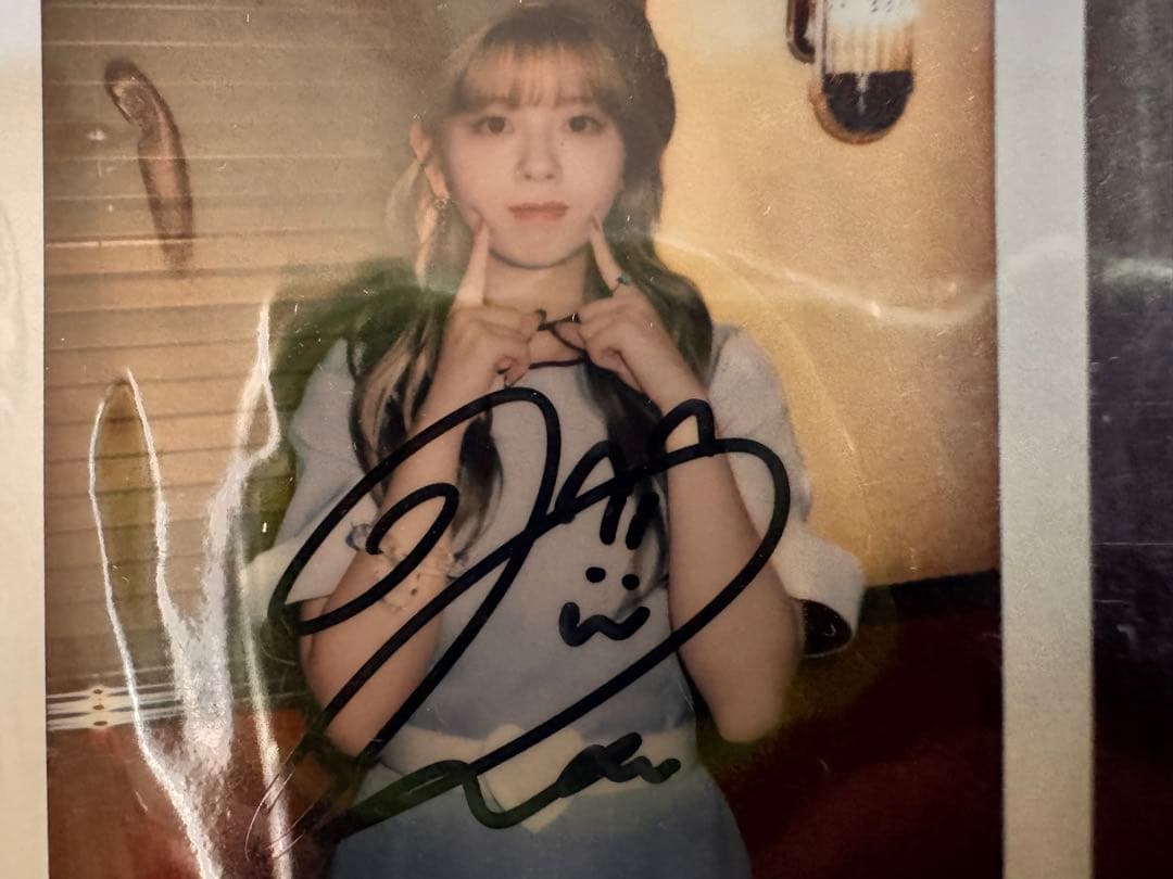 NiziU リク 直筆サイン入り生チェキ ローソンくじ 非売品