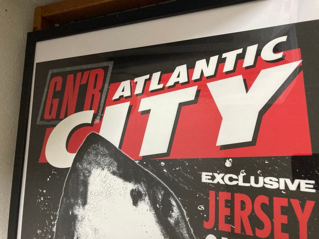 レア　Guns N' Roses リトグラフ　ガンズアンドローゼズ ポスター1日