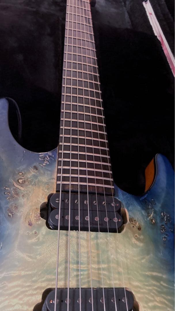 ギター Edwards E-HR7-FX/BM Aqua Burst