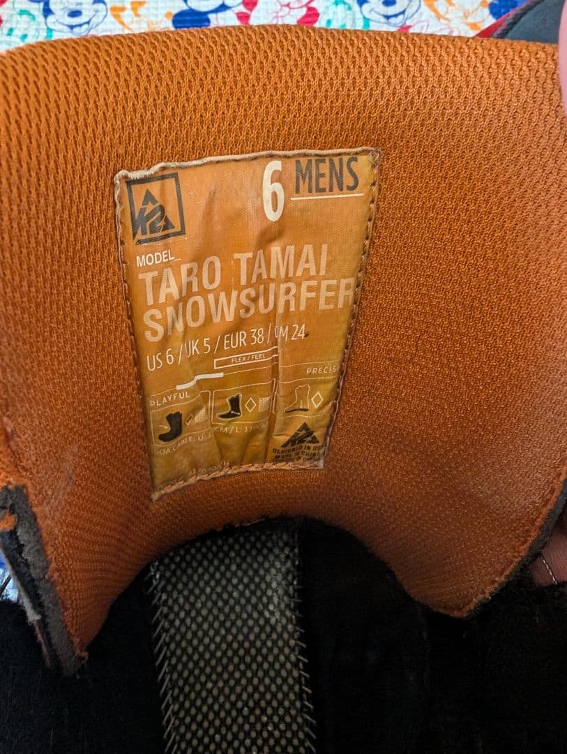 K2 taro tamai  surfer スノーボードブーツ