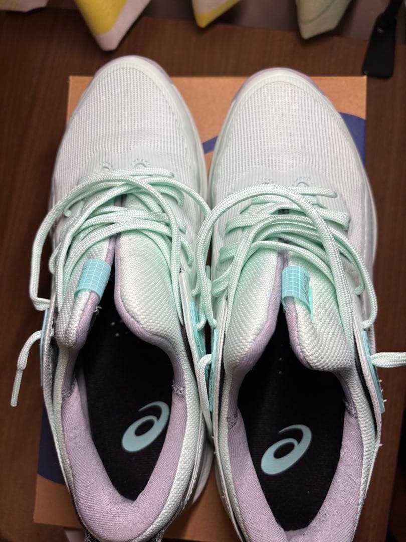 美品！27cm ミントグリーン ASICS GUIDE NOVA ff4