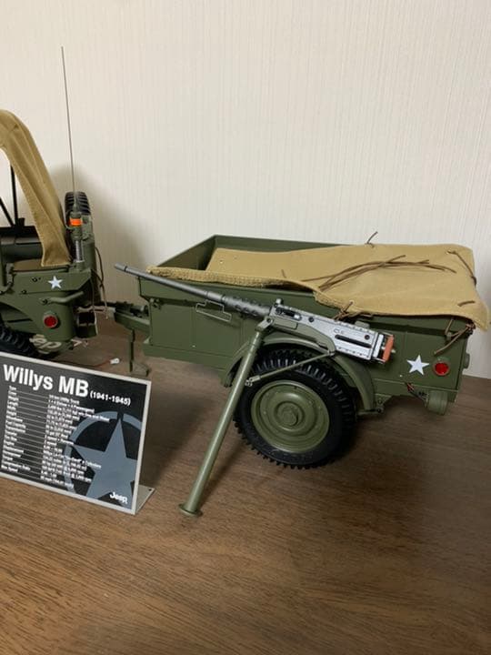 アシェットwillys MB jeepをつくる1/8完成品　ジープ　JEEP