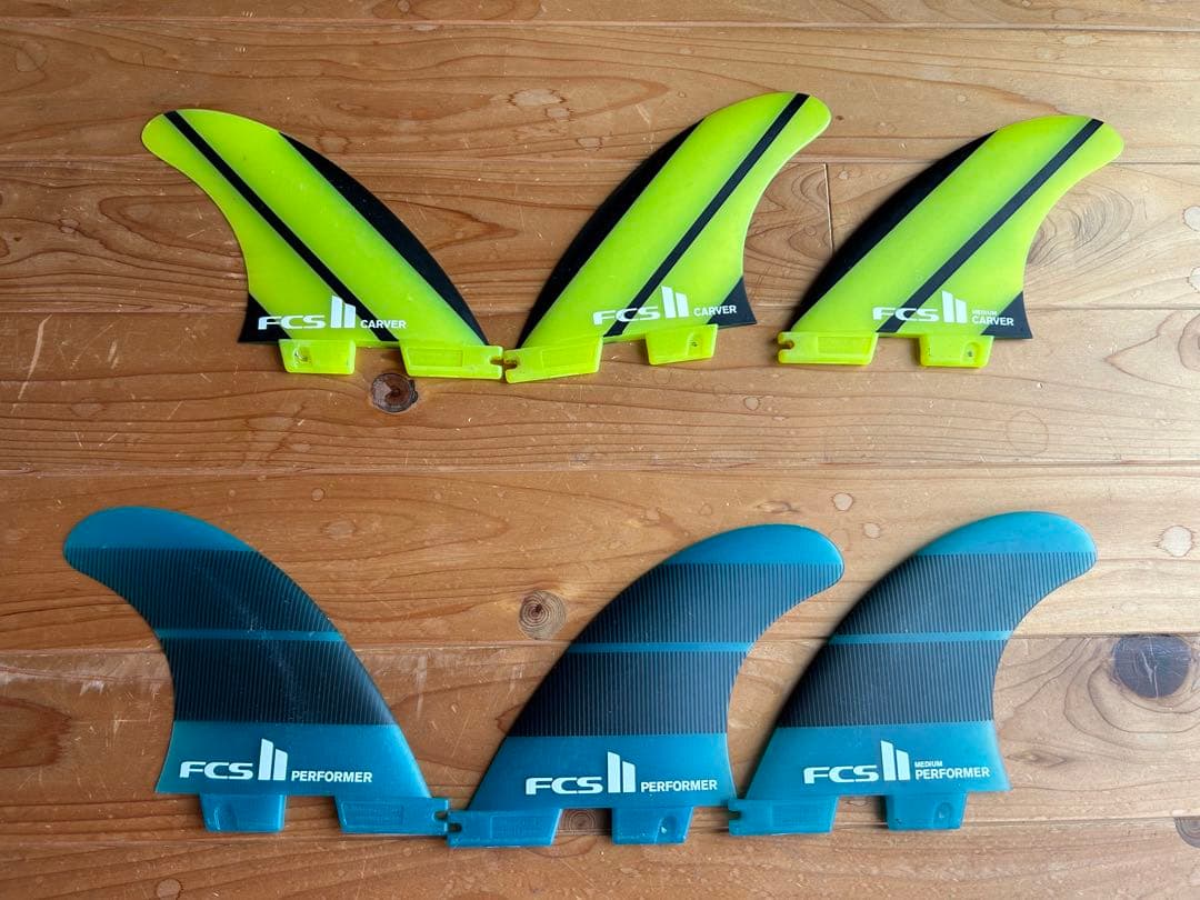 FCS II Performer Carverサーフボードフィン 2セット