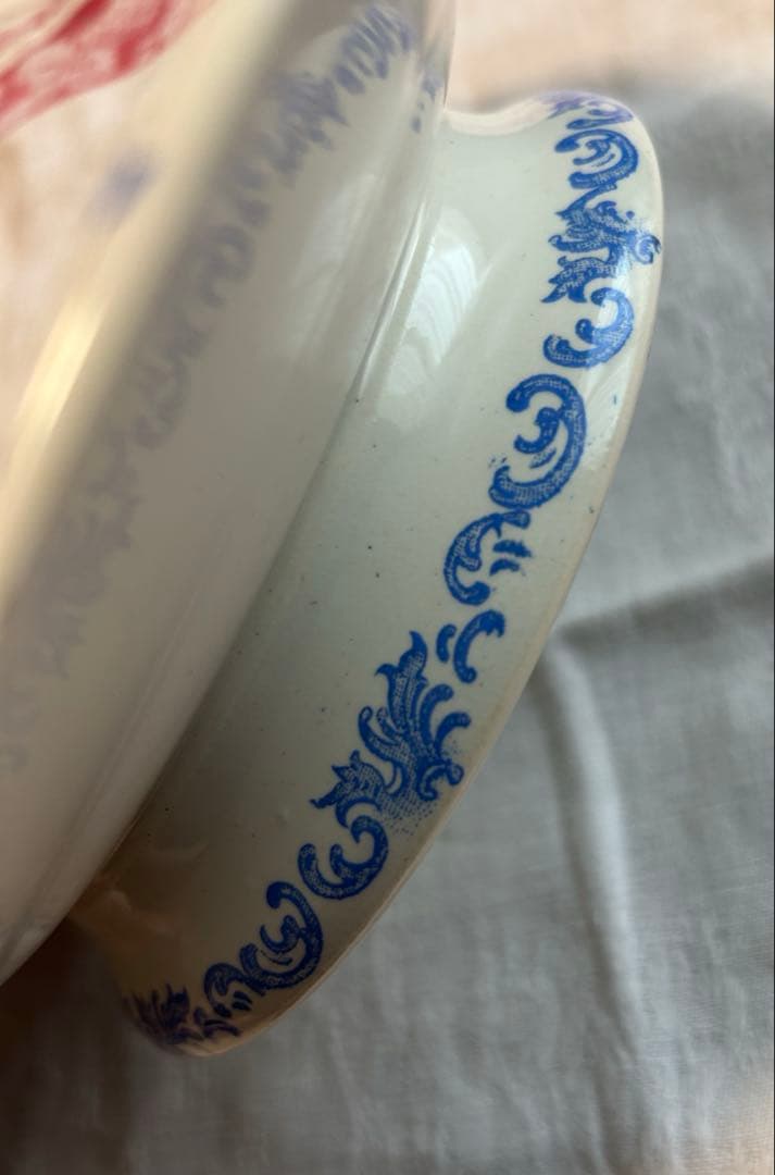 美品　サンタマン　ブールドネージュ　コンポティエ　紫陽花　フランスアンティーク